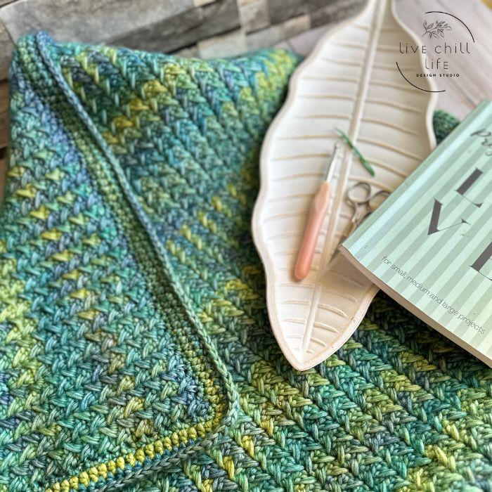 Easy Fishtail Beginner Blanket Crochet Pattern