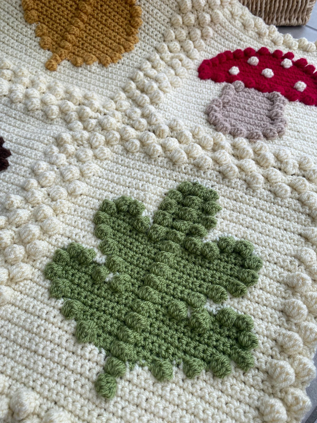 4 in 1 Autumn Fall Blanket Crochet Pattern