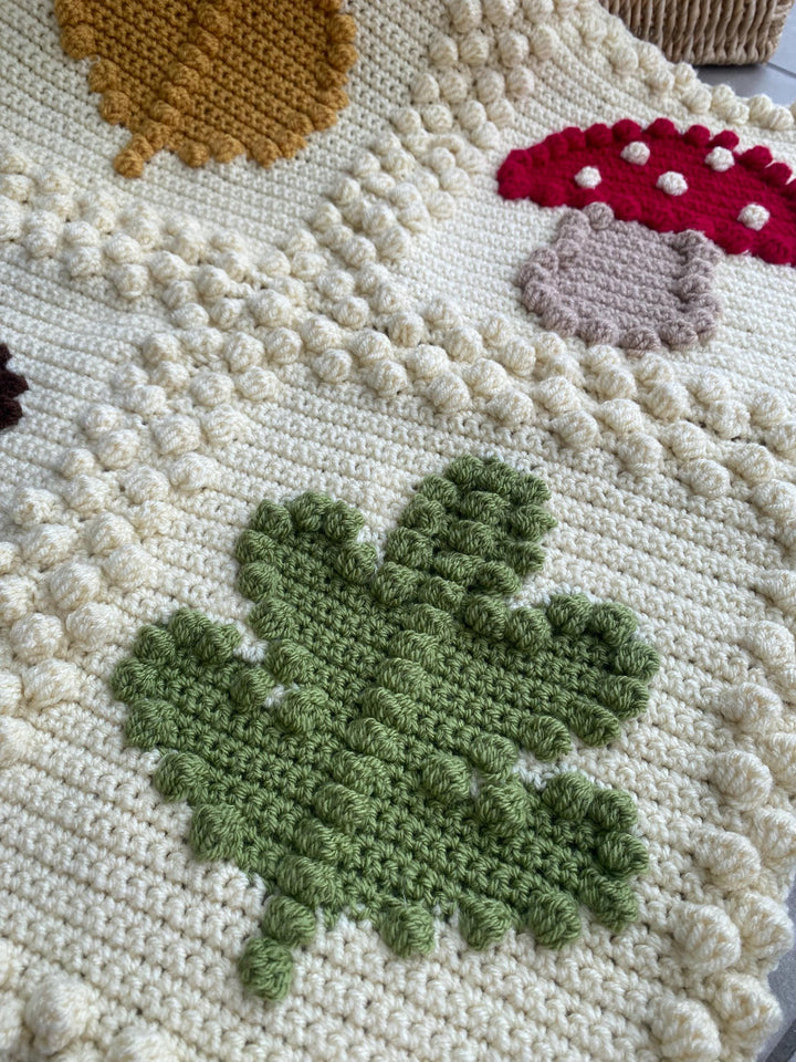 4 in 1 Autumn Fall Blanket Crochet Pattern