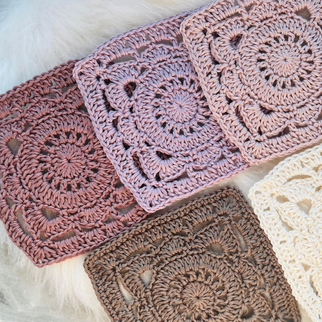 Willow Flower Granny Square Crochet Pattern