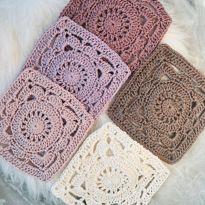 Willow Flower Granny Square Crochet Pattern