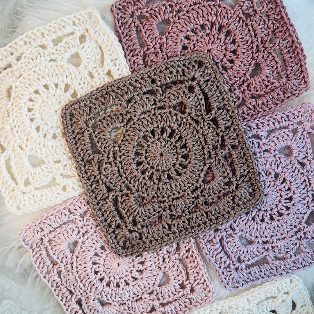 Willow Flower Granny Square Crochet Pattern