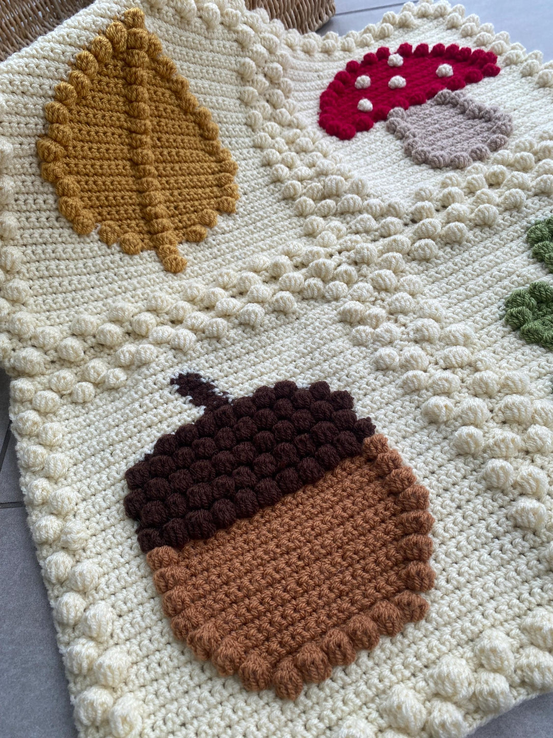 4 in 1 Autumn Fall Blanket Crochet Pattern