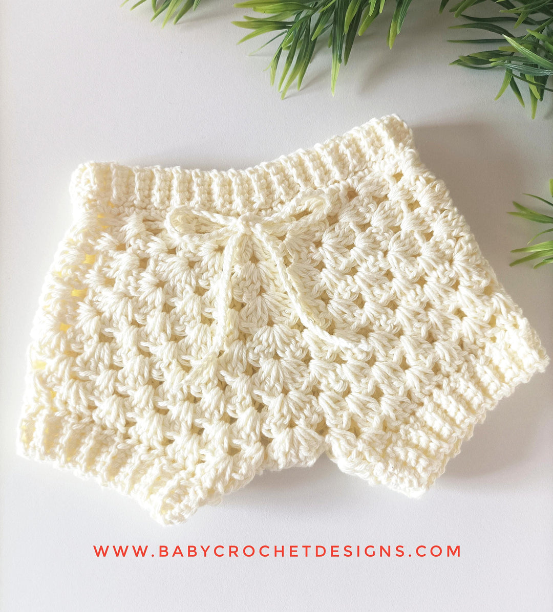 Summer Granny Square Shorts Crochet Pattern for Kids