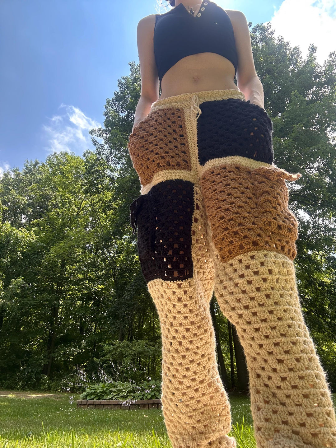 Cozy Cargo Sweatpants Crochet Pattern Sizes S to XXXL