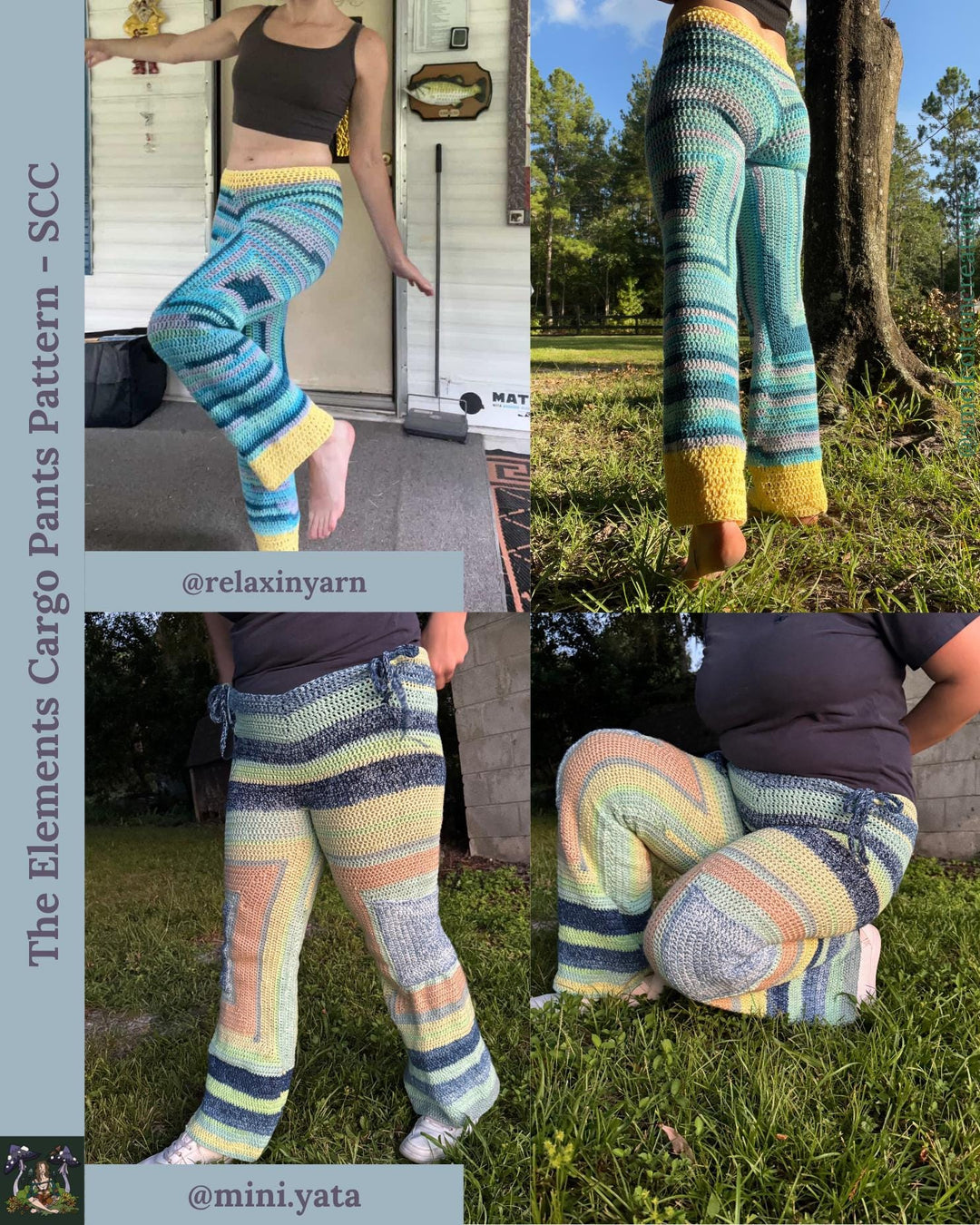 Made To Measure Unisex Cargo Pants Crochet Pattern