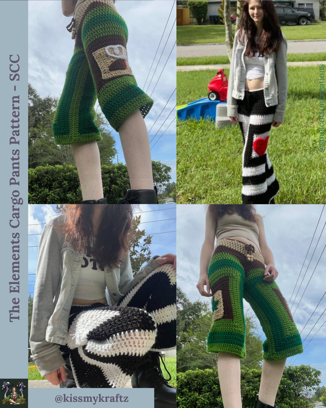Made To Measure Unisex Cargo Pants Crochet Pattern