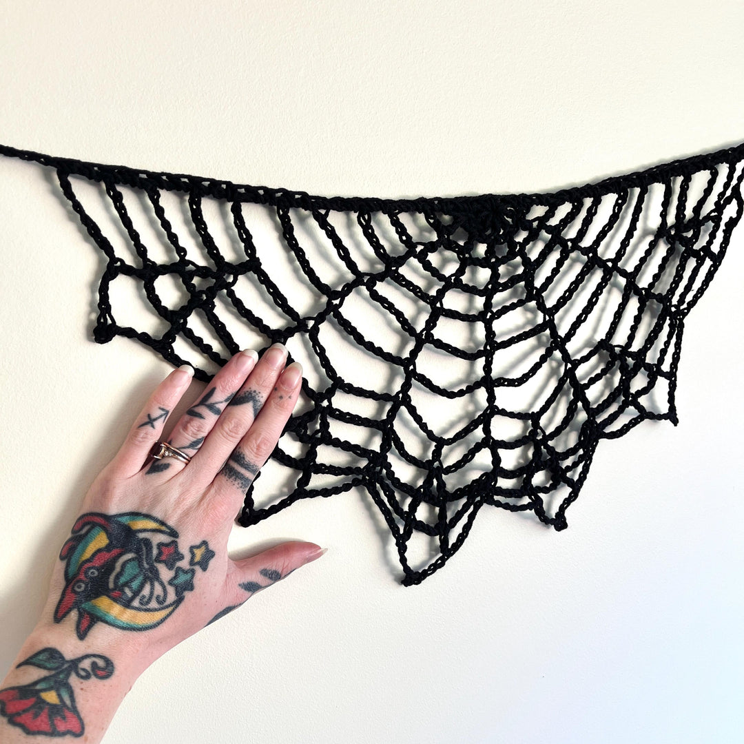 Spiderweb Bunting Crochet Pattern