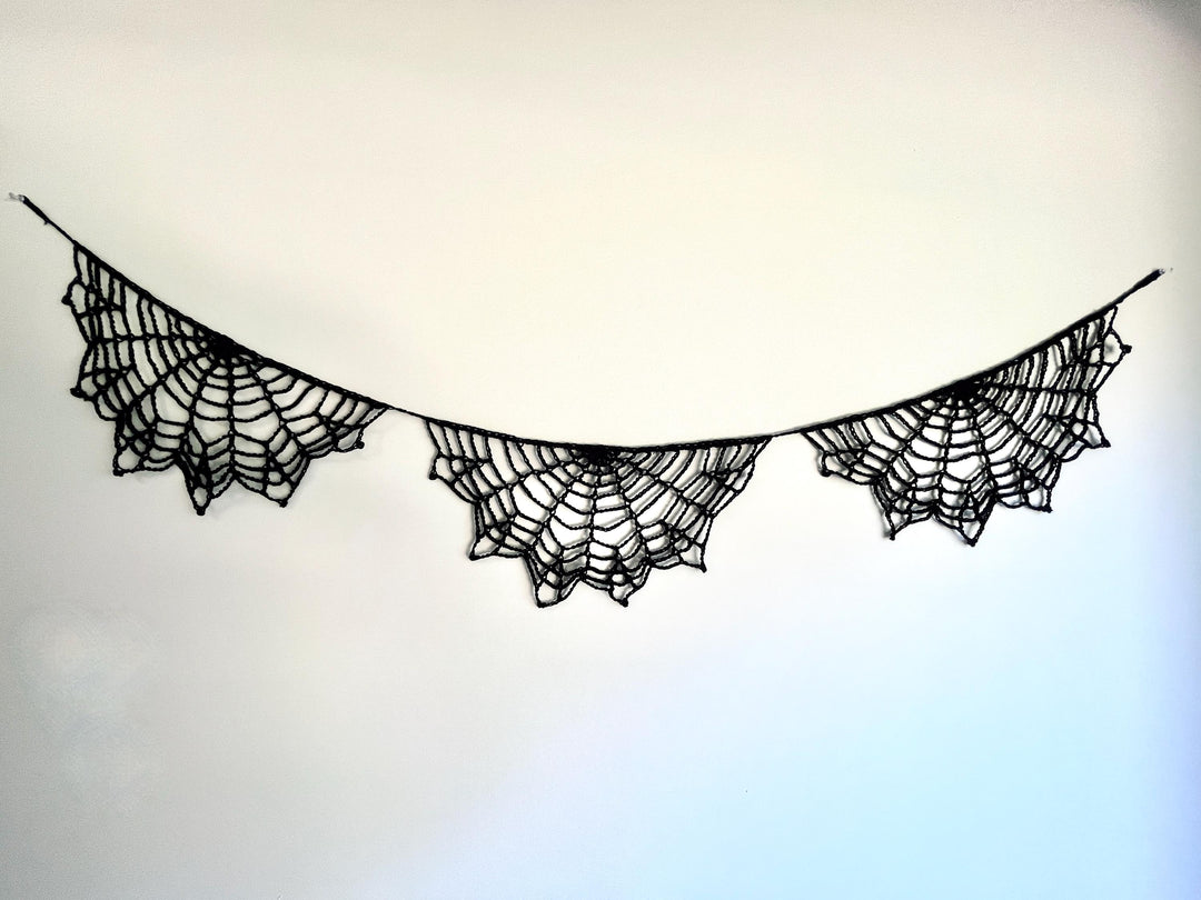 Spiderweb Bunting Crochet Pattern