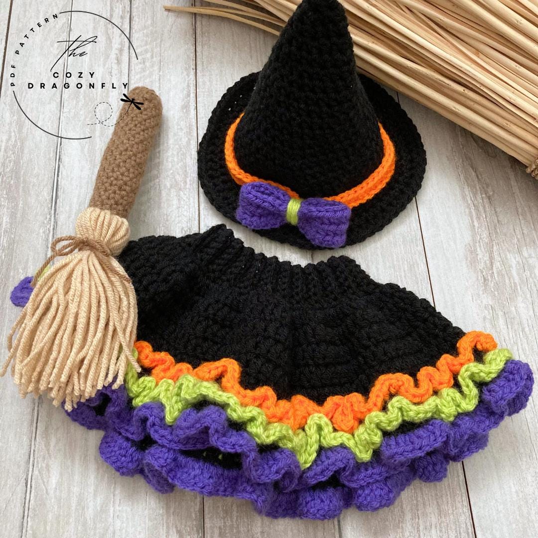 Baby Witch Costume Crochet Pattern