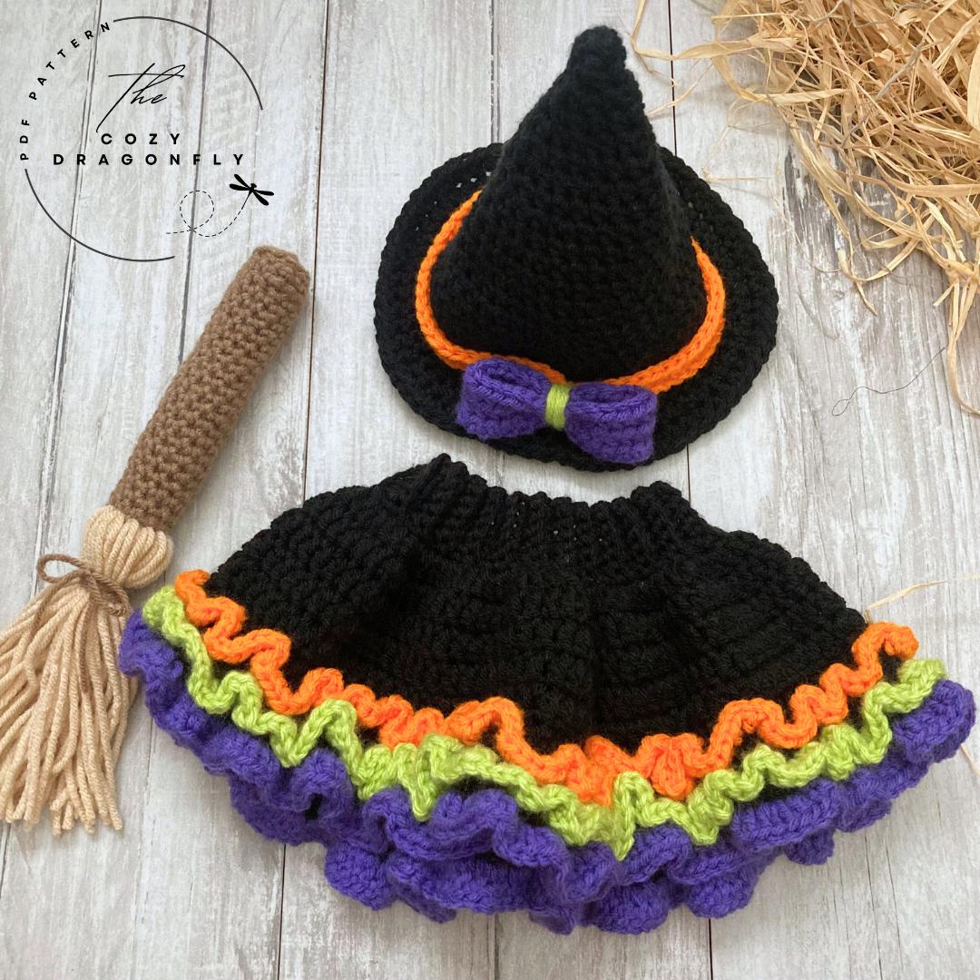 Baby Witch Costume Crochet Pattern