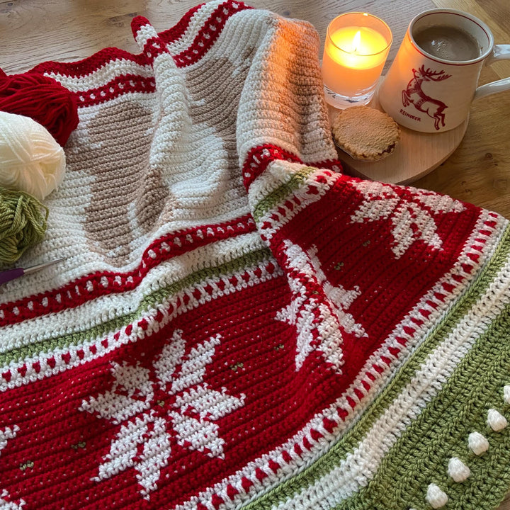 Christmas Eve Tapestry Blanket Crochet Pattern
