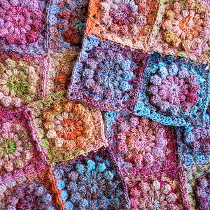 Monet Inspired Garden Blanket Crochet Pattern