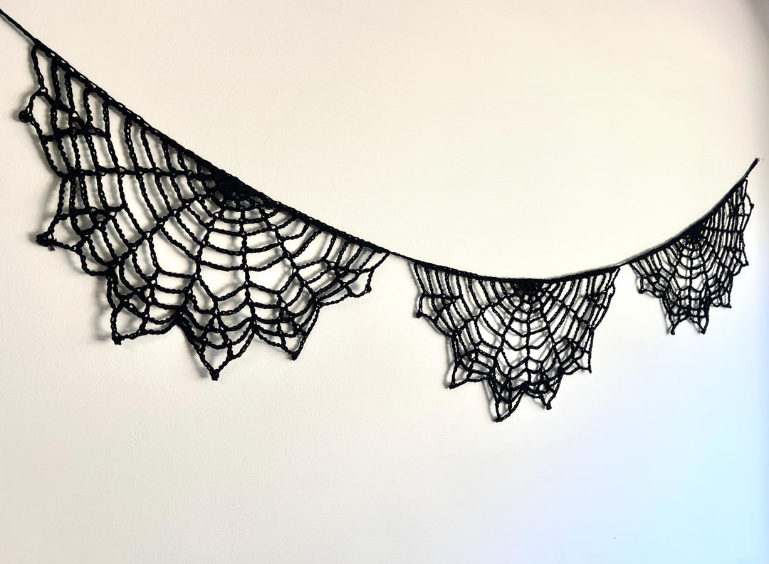 Spiderweb Bunting Crochet Pattern
