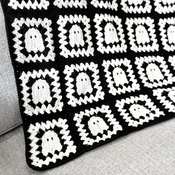 Ghost Granny Square Blanket Pattern