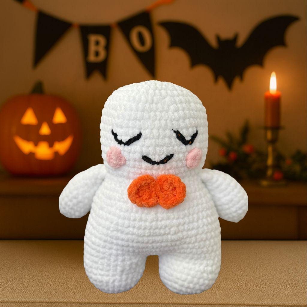 Halloween Pillows Crochet Pattern Set