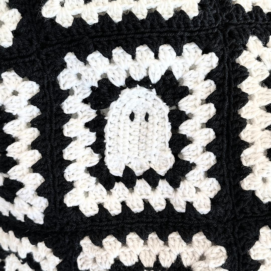 Ghost Granny Square Blanket Pattern