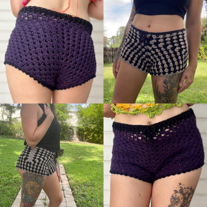 Beginner Friendly Granny Square Shorts Crochet Pattern