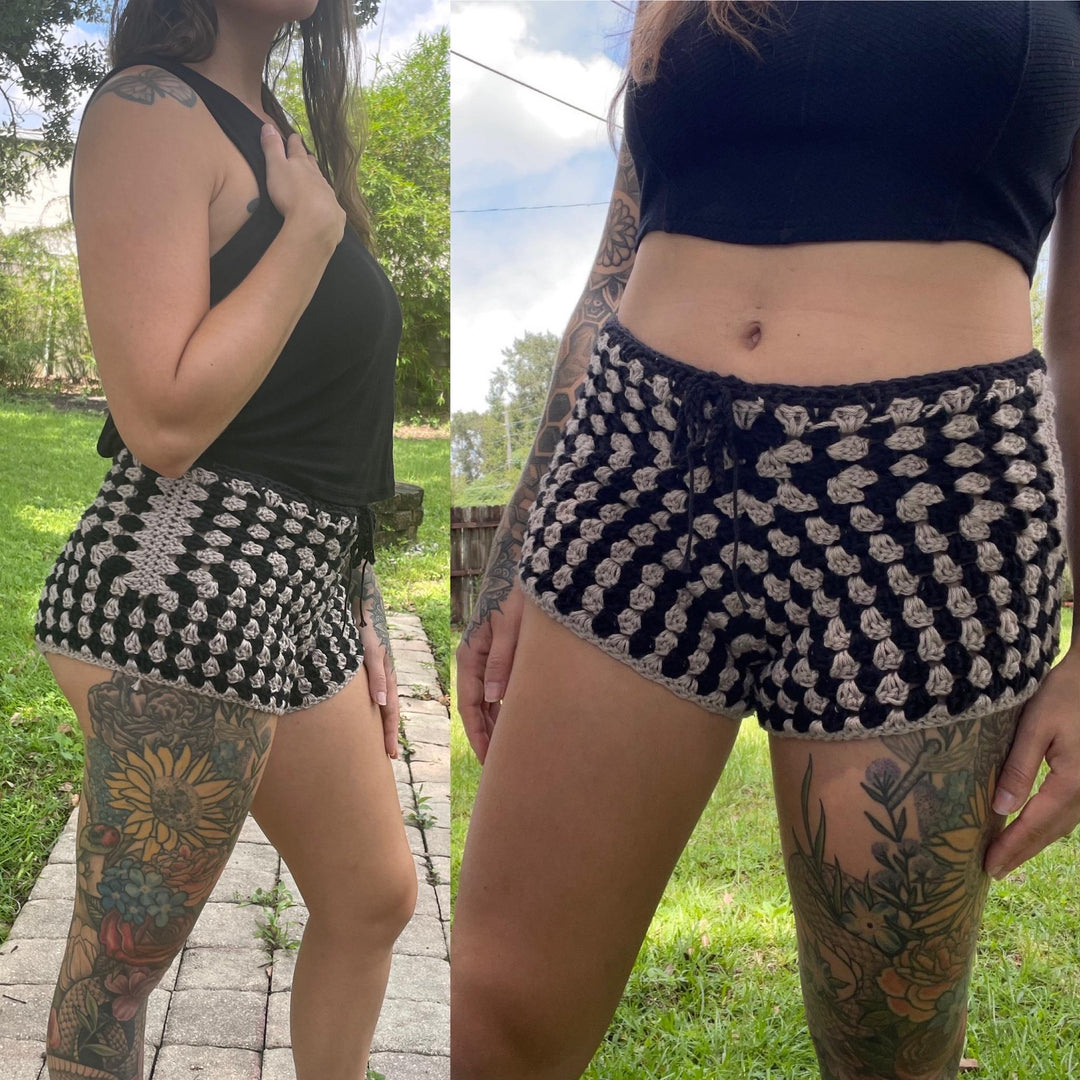 Beginner Friendly Granny Square Shorts Crochet Pattern
