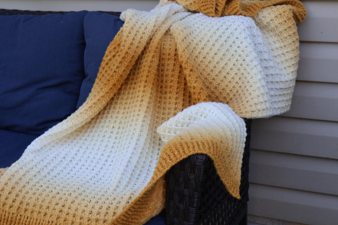 Cozy Sweet Honey Blanket Crochet Pattern