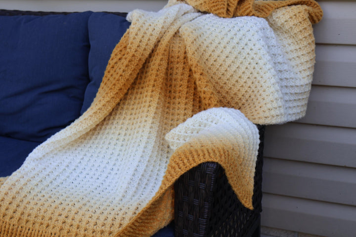 Cozy Sweet Honey Blanket Crochet Pattern