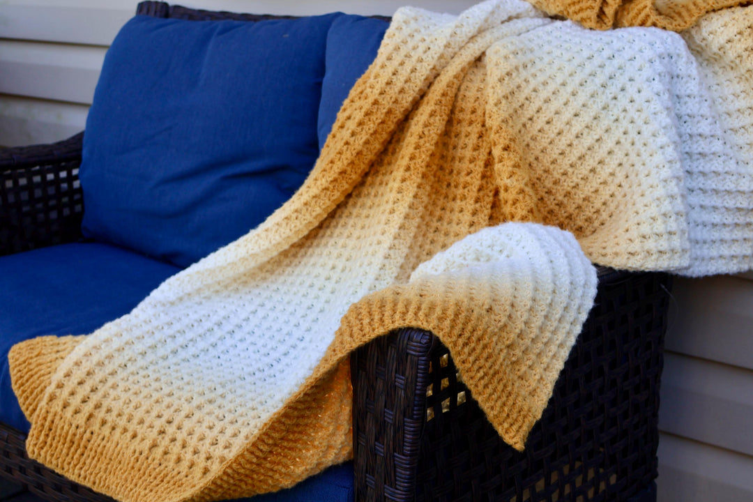Cozy Sweet Honey Blanket Crochet Pattern