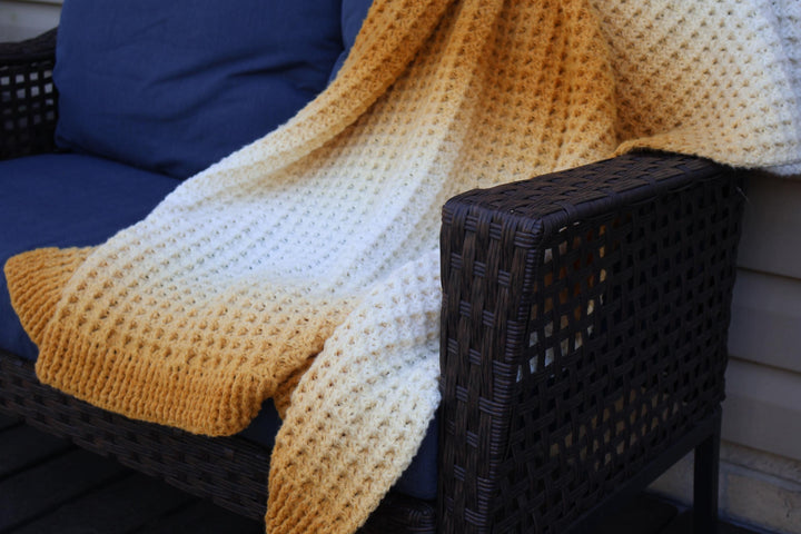 Cozy Sweet Honey Blanket Crochet Pattern