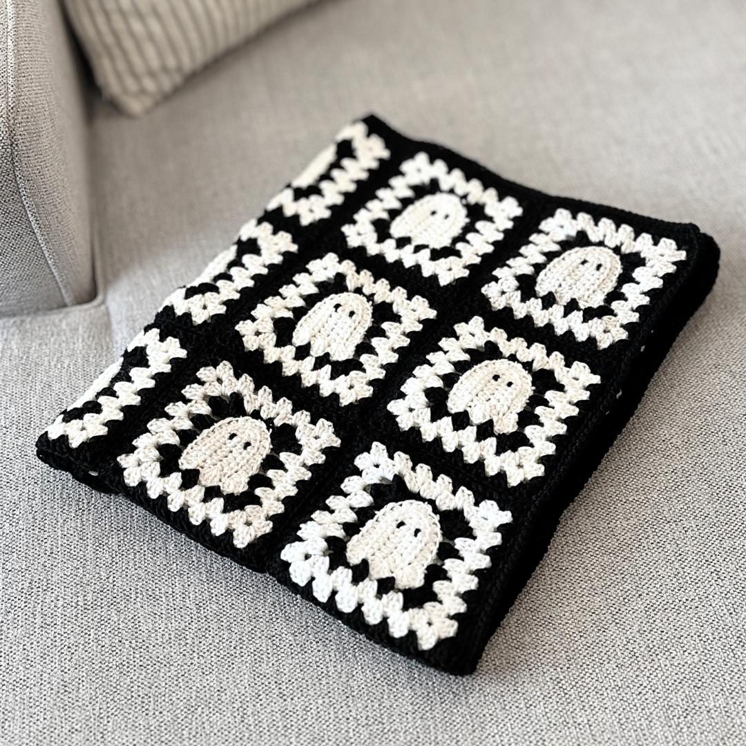 Ghost Granny Square Blanket Pattern