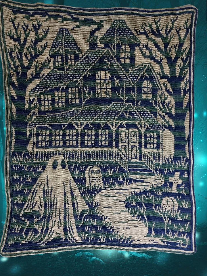 Phantom Manor Mosaic Blanket Pattern
