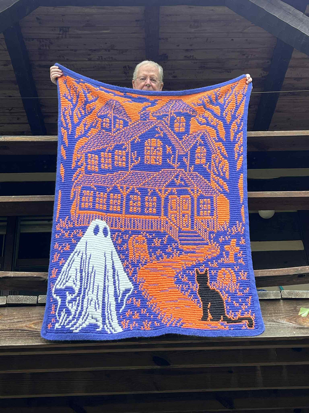 Phantom Manor Mosaic Blanket Pattern