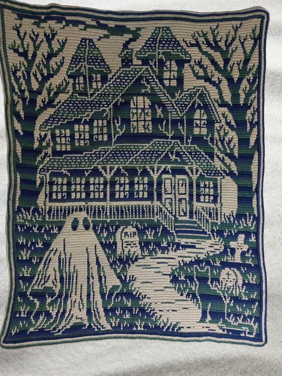 Phantom Manor Mosaic Blanket Pattern
