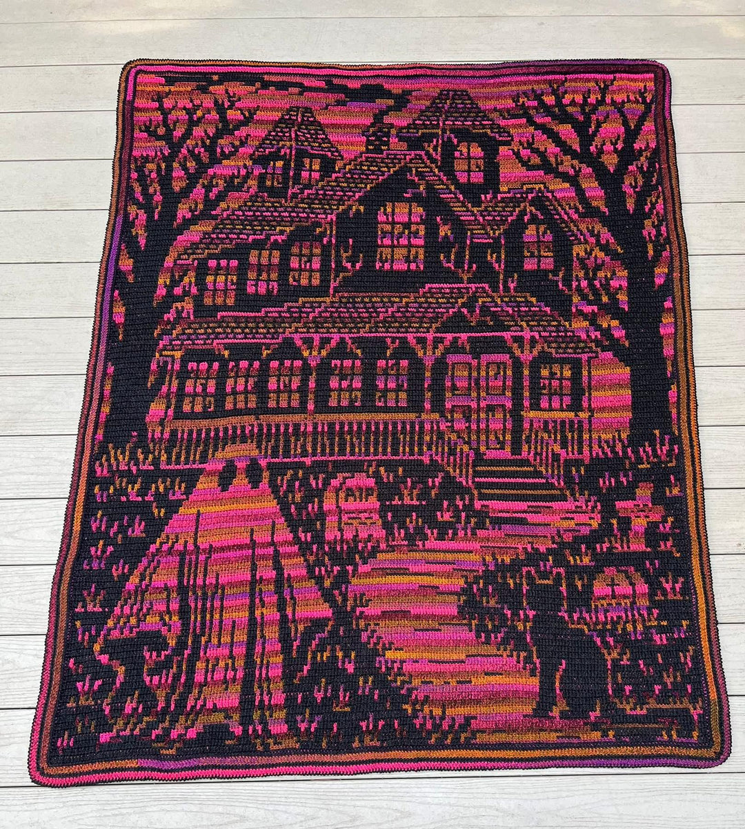 Phantom Manor Mosaic Blanket Pattern