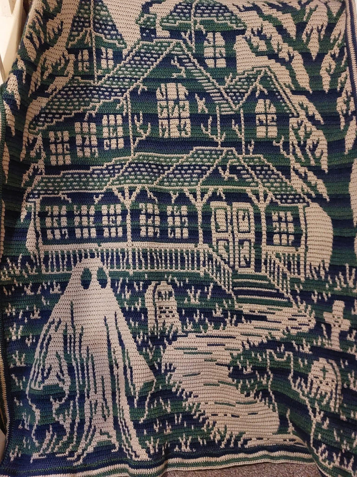 Phantom Manor Mosaic Blanket Pattern