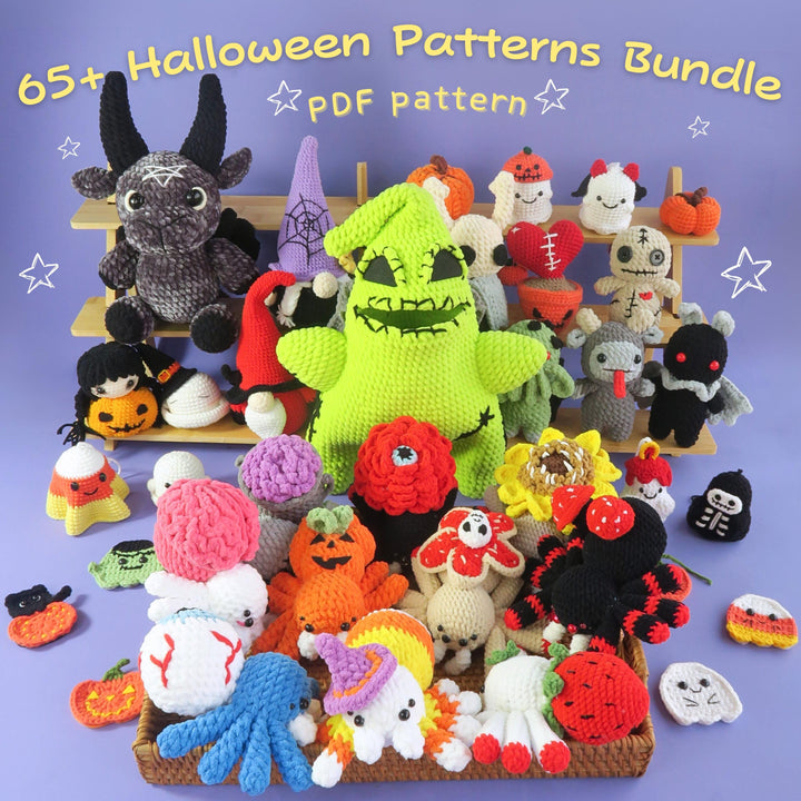 65+ Halloween Crochet Pattern Bundle