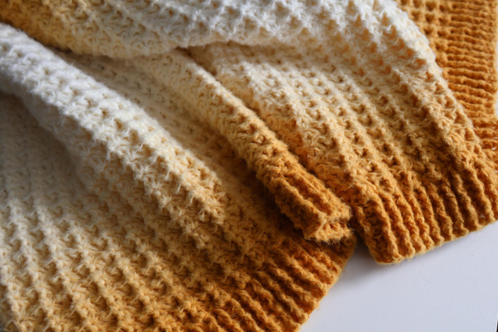 Cozy Sweet Honey Blanket Crochet Pattern