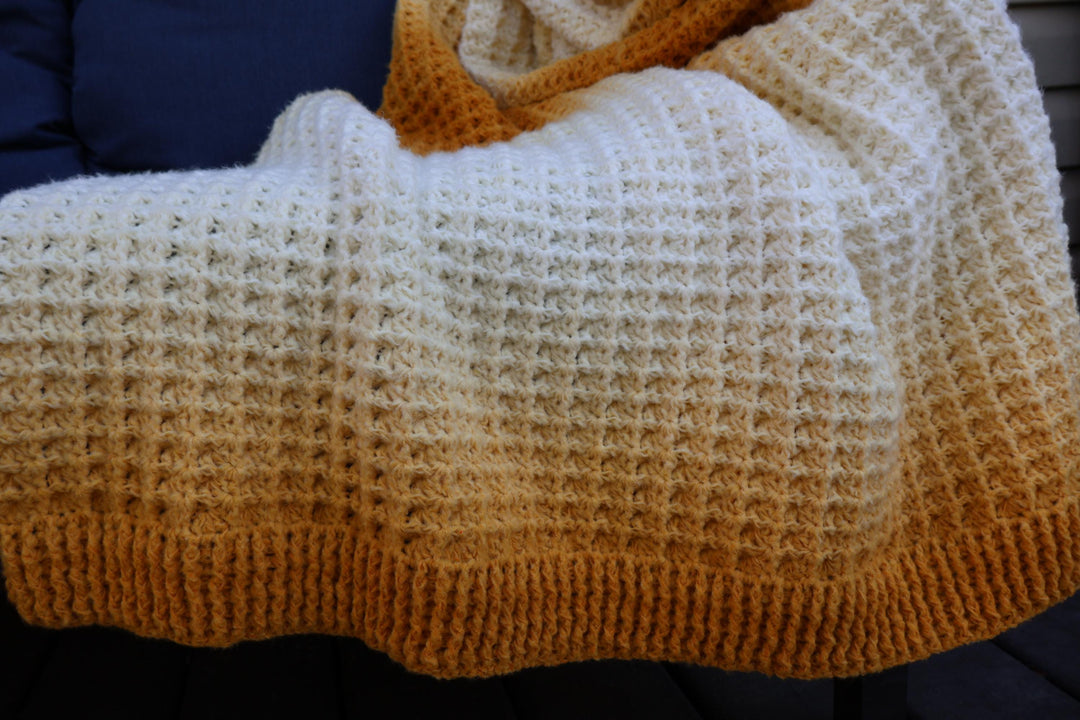 Cozy Sweet Honey Blanket Crochet Pattern