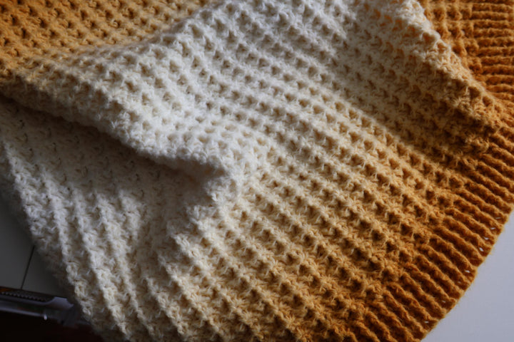 Cozy Sweet Honey Blanket Crochet Pattern
