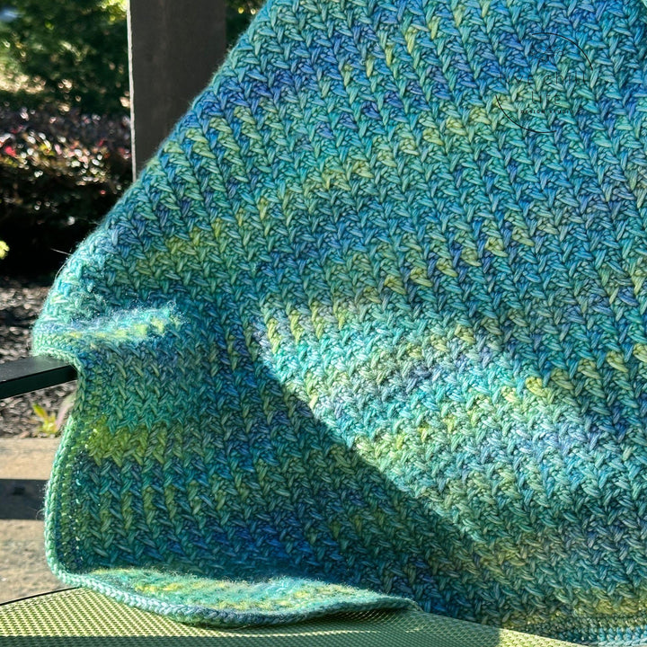 Easy Fishtail Beginner Blanket Crochet Pattern
