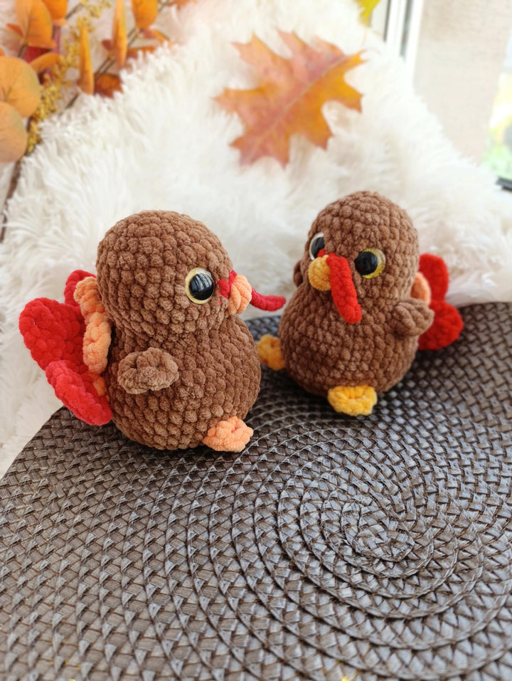 Thanksgiving Turkey Amigurumi Crochet Pattern
