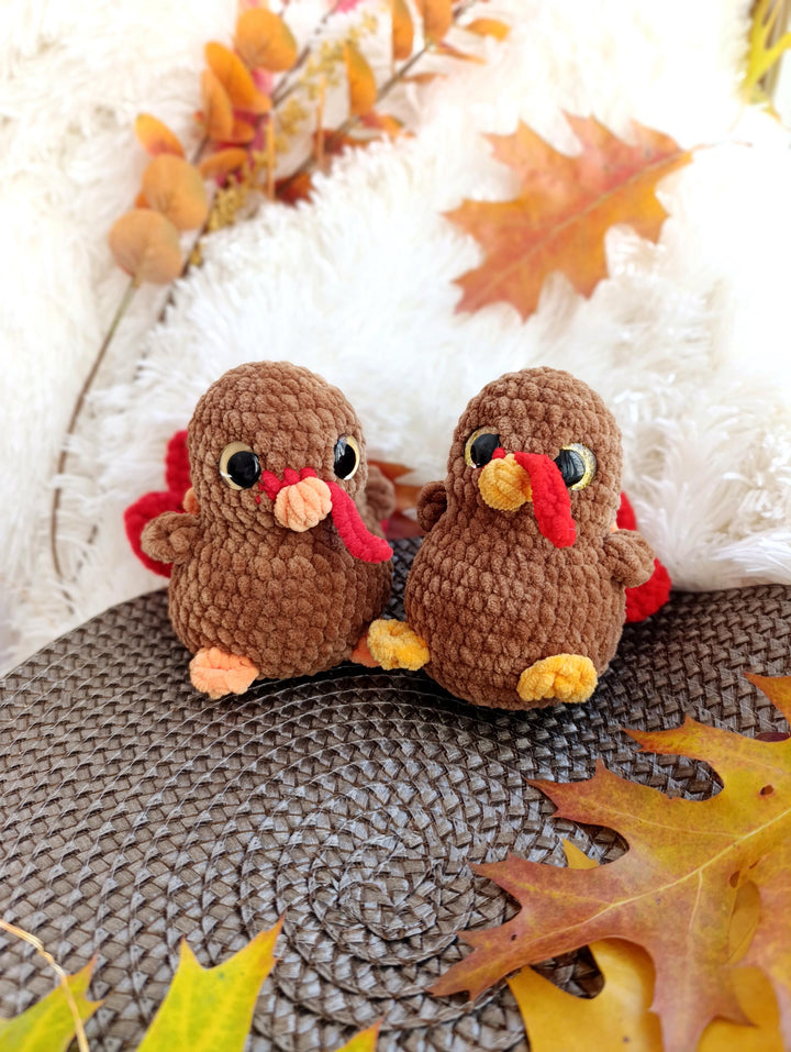 Thanksgiving Turkey Amigurumi Crochet Pattern