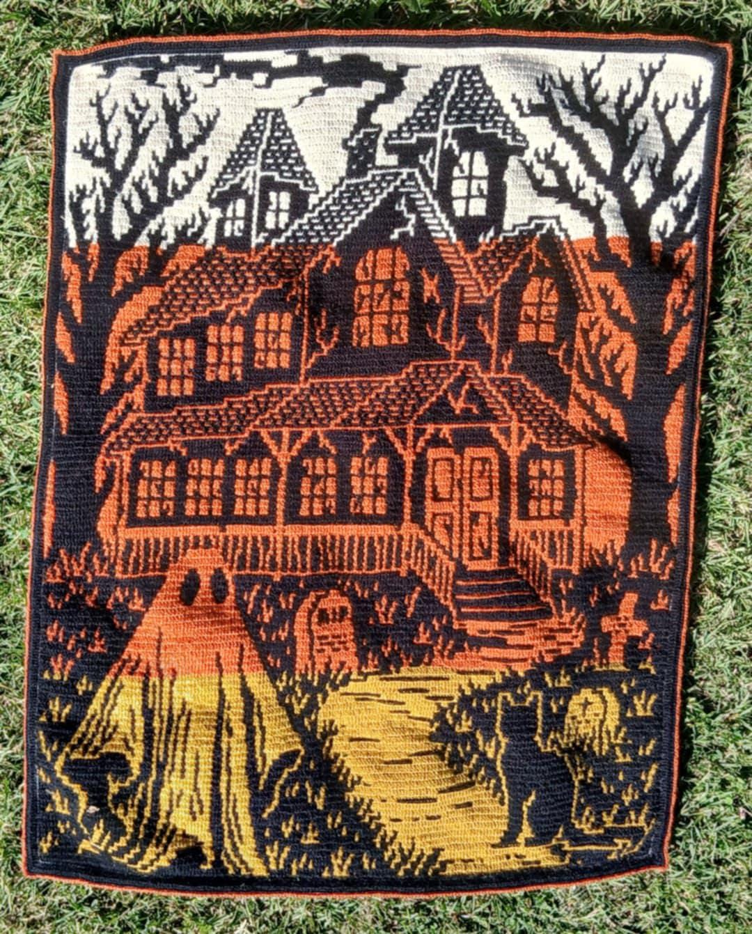 Phantom Manor Mosaic Blanket Pattern