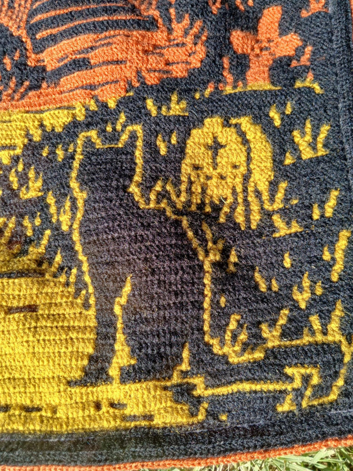 Phantom Manor Mosaic Blanket Pattern