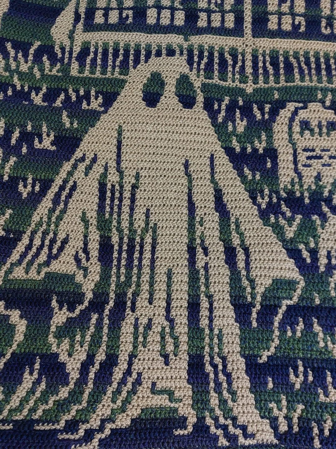 Phantom Manor Mosaic Blanket Pattern