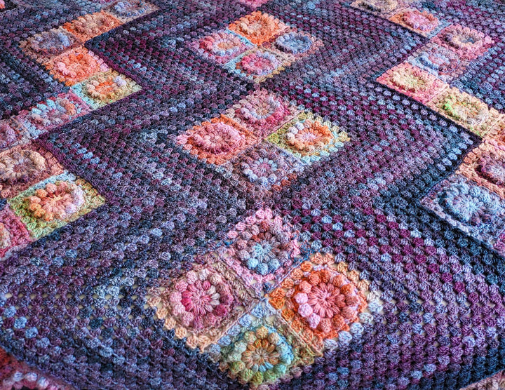 Monet Inspired Garden Blanket Crochet Pattern