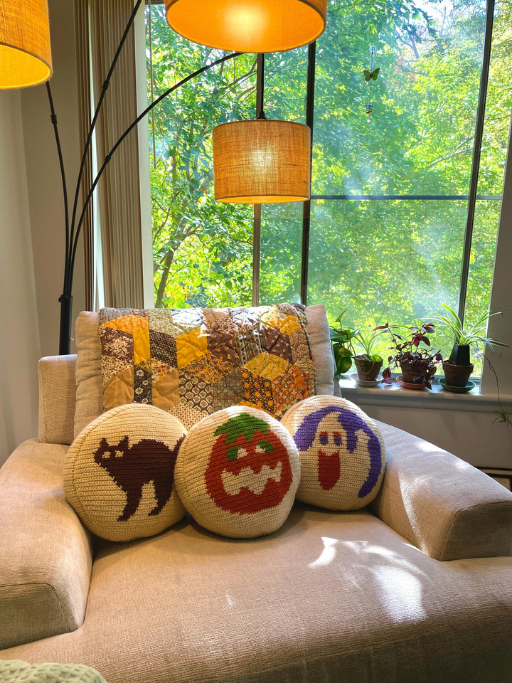 Halloween Pillow Crochet Pattern