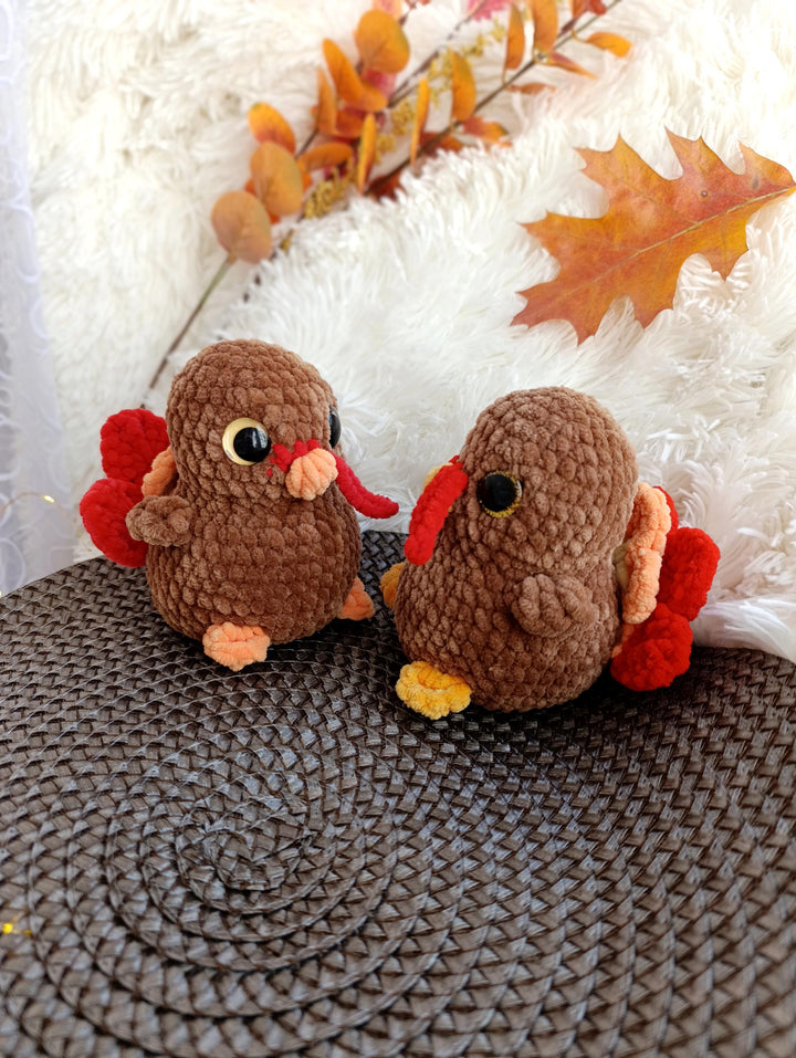 Thanksgiving Turkey Amigurumi Crochet Pattern