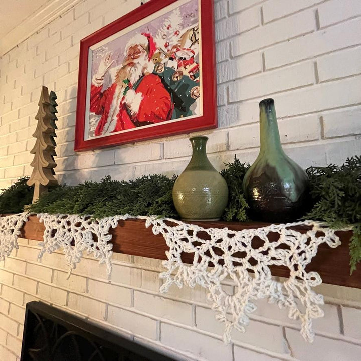 Snowflake Garland Crochet Pattern
