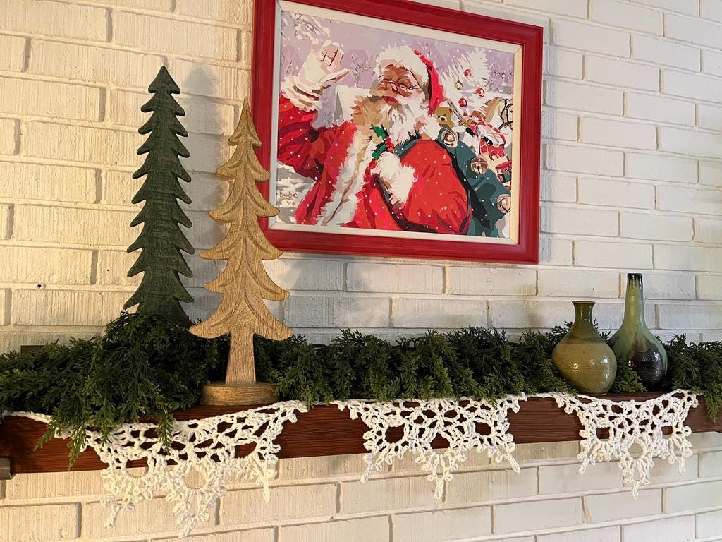 Snowflake Garland Crochet Pattern