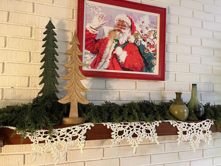 Snowflake Garland Crochet Pattern
