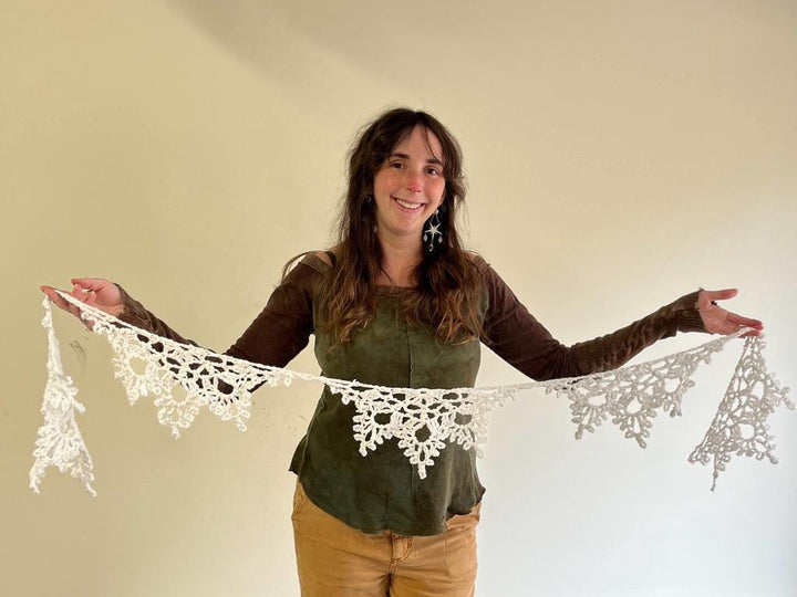 Snowflake Garland Crochet Pattern